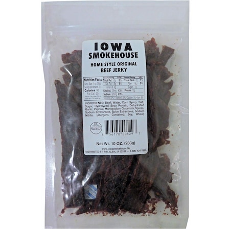 Iowa Smokehouse Original Beef Jerky 10 oz Packet IS-10JN