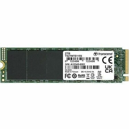 Transcend Information M.2 2280 PCIE GEN3X4 SSD, SINGLE SIDE TS500GMTE115S