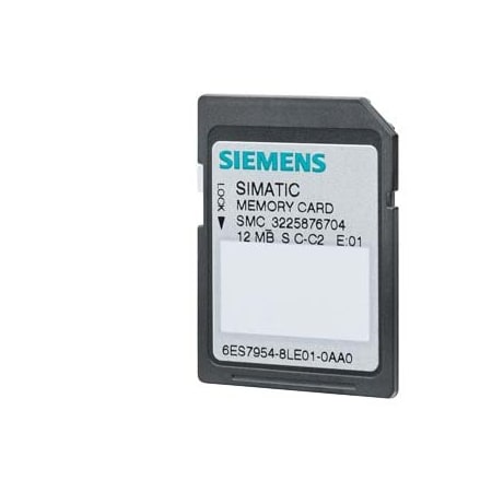 Siemens SIMATIC S7 memory cards for S7-1x 00 CPU/SINAMICS 6ES7954-8LC04-0AA0