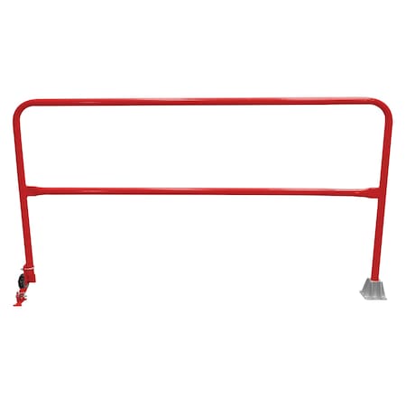 Vestil Steel Dock Safety Swing Gate 7 Ft. Length Red SSG-7-RD