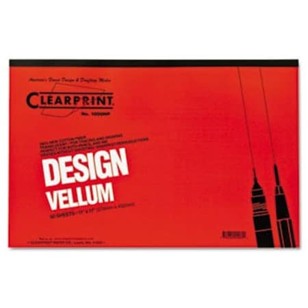 Chartpak /Pickett  Design Vellum Paper- 16lb- White- 11 x 17- 50 Sheets/Pad 10001416