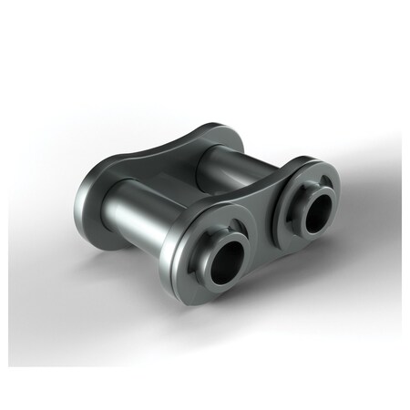 Hkk Chain E-Clip Hollow Pin Connecting Link, #50 chain, 5/8 P, 0.202 in ID x 0.280 OD Pin RC050HPSCL1
