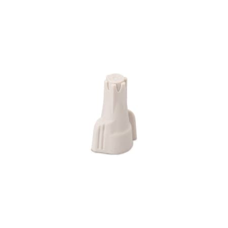 Gb Hex-Lok Wire Connector, 22 to 8 AWG, Copper Contact, Thermoplastic Housing, Tan, 6PK 19-1H1