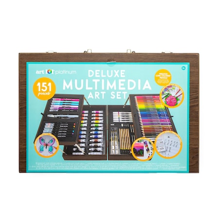 Art 101 Deluxe Multimedia Artist Set, 151-Piece Set 53151MB