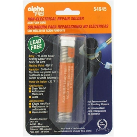 Fry Technologies Cookson Elect Flo-Temp  Acid Core Solder & Dispenser A AM54945
