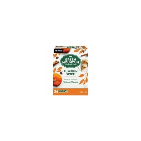 Green Mountain Coffee Roasters K-Cup, Pod Pumpkin Spice Coffee, Keurig Single-Serve K-Cup Pods, Light Roast, 24 Count, 24PK 5000368942