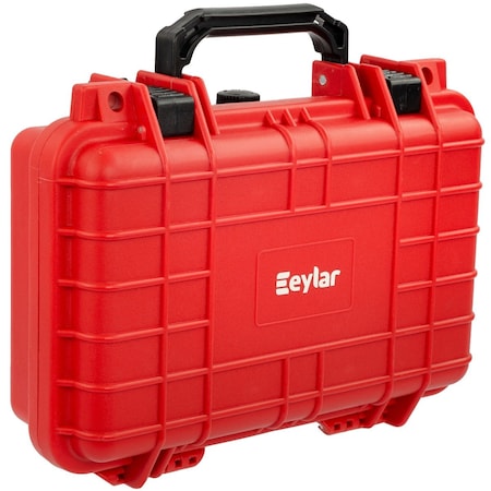 Eylar Compact 11.6in Gear, Equipment, Camera Hard Case Waterproof with Foam Red SA00010-RED