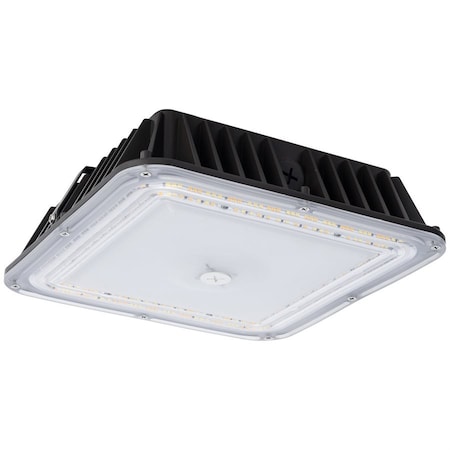 Sunlite LED 40W-75W, 30K-50K Wet Location, 145 Deg Bronze Indoor/Outdoor Square Garage Canopy Fixture 85676-SU