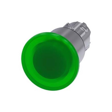 Siemens Illuminated mushroom pushbutton 22 mm 3SU1051-1EA40-0AA0-ZY15