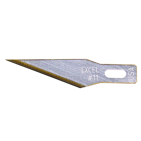 Excel Blades #11 Utility Blade - Zirconium Nitride, Long-Lasting Precision Cutting for Professionals, 5PK 20811IND