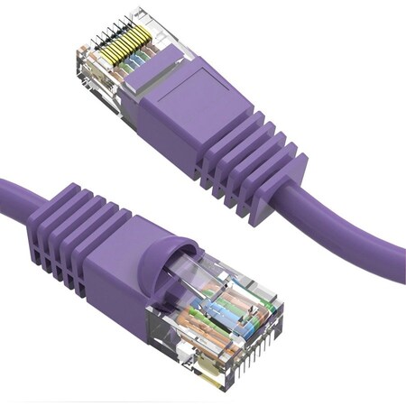 Axiom 18-Inch Cat6 550Mhz Patch Cable Clear-Snagless Universal Boot C6MB-P18IN-AX
