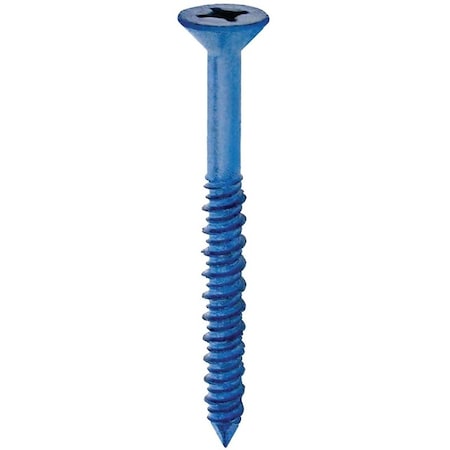 Cobra Anchors CobraTap Concrete Screw, 3/16" Dia., 2 1/4 in L 622T