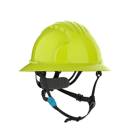 Pip HardHat, FullBrim, JSPEvolution, FluorYlw 280-EV6262-CH-LY