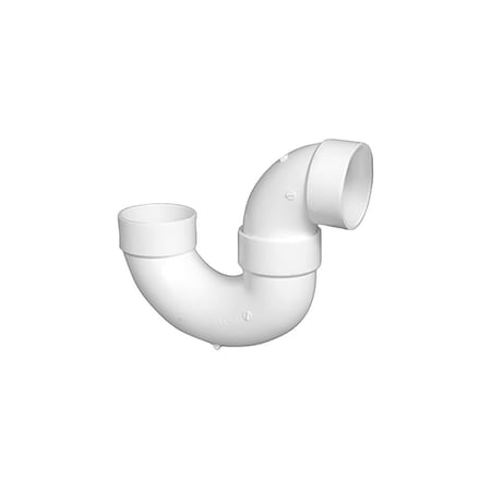 Thrifco Plumbing 2" PVC DWV P-Trap (H x H) 6753202
