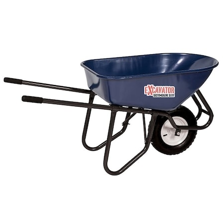 Seymour Midwest S500 Industrial Excavator Wheelbarrow, Steel, 1Wheel, Standard Knobby Tire Wheel, 16 in Wheel 85730