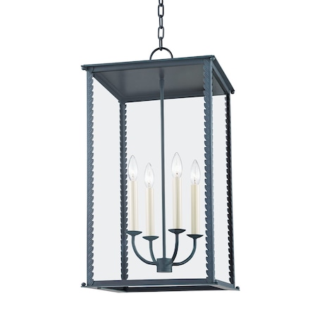 Troy Lighting Zuma 4 Light Lantern 15 In. Verdigris F6715-VER