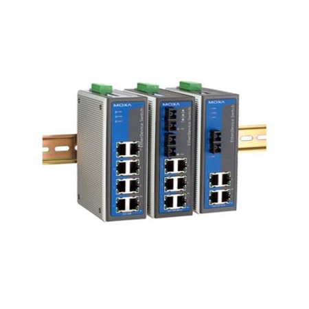 Moxa EDS-308-MM-ST Ethernet Unmanaged Switch - 6 x 10/100Base-TX, 2 x 1000Base-FX EDS-308-MM-ST
