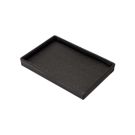 K&M Mfg Tray & Pad Kit for K&M Monitor Brackets 6-In. x 9-In. Black Powder Coat 3176