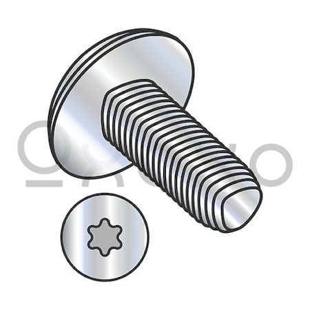 Oxoxo 10-24X3/8 6 Lobe Full Truss Taptite Alternative Thread Roll Screw Full Thrd Zinc Bake Wax, 8000PK 630584