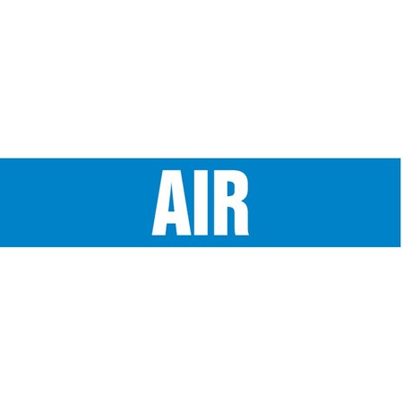 Accuform FRENCH PIPE MARKER AIR LANGUAGE CRPK123STB