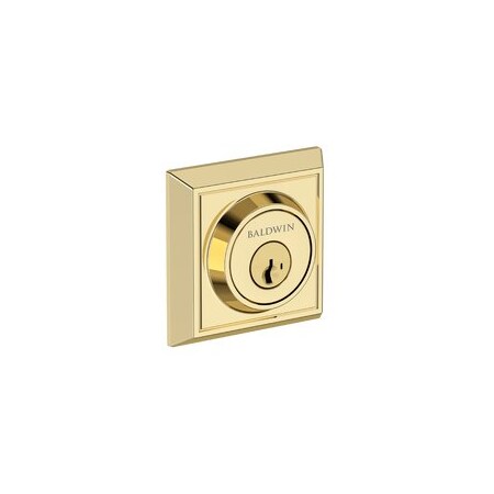 Baldwin Residential Deadbolts Single Cylinder Reversible Non-Lacquered Brass SCCHD031SMC