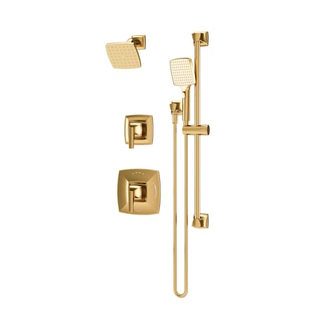 Symmons Oak HydroMersion Double Handle Shower Trim Kit with Hand Spray (Valve Not Included) 5695BBZ15TRM