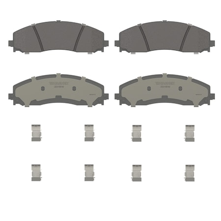 Wagner Brake OEX Rear Disc Brake Pad Set Premium Semi - Met,  OEX1691M