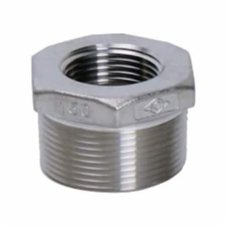 Gizmo 0.75 x 0.5 in. Stainless Steel Hexagon Bushing GI3266039