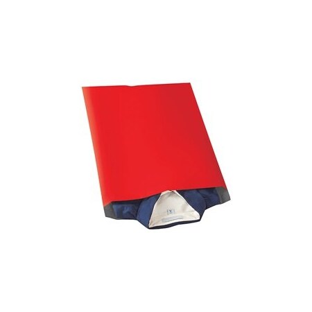 Bubblefast 100-14 1/2 x 19'' Red Poly Mailers, 100PK BFCPM1419R