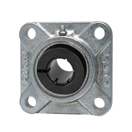 Ami Bearings SINGLE ROW BALL BEARING - 1-15/16in WIDE ACCU-LOC NICKEL 4-BOLT FLANGE UEF210-31NP