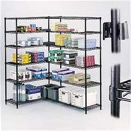 Betterbeds 36 x 24 Inch Wire Shelving Starter Unit - Black BE511225