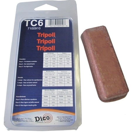 Dico Buffing Compound, Tripoli, Brown 7100910