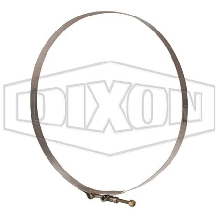 Dixon T-Bolt Clamp, 12.63 to 12.94 in Nominal, 0.025 in Thick, 300 SS, Domestic STBC1288