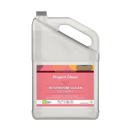 Project Clean Restroom Clean Natural, USDA Bio-Preferred, Concentrated, 4 Gallons/Case A100920-4c22