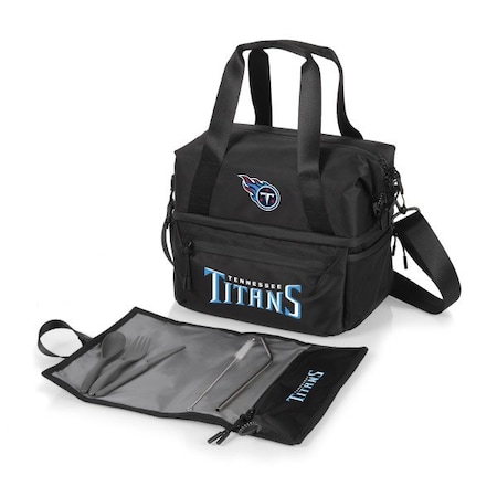 Picnic Time Family Of Brands NFL Tennessee Titans - Tarana Recycled Lunch Bag Cooler with Utensils 515-01-179-314-2