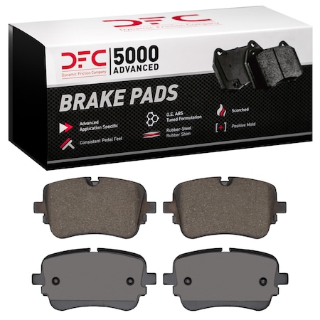 Dynamic Friction Co DFC 5000 Advanced Brake Pads - Ceramic 1551-2365-00