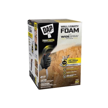 Dap Insulating Sealant Touch 'N Foam Professional Cream Polyurethane Foam 35 lb Cream 7565000353