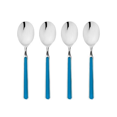 Mepra Fantasia American Coffee Spoon Set - 4 Pcs. - Electric Blue 10K744426