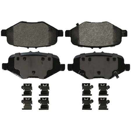 Wagner Brake QuickStop Rear Disc Brake Pad Set Ceramic, ZD1612