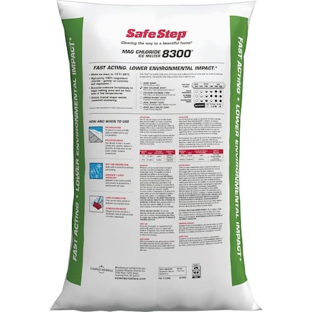 Safe Step 8300 50 Lb. Magnesium Chloride Ice Melt Pellets 3122868