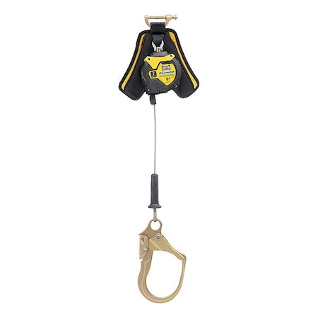 Werner Bantam Self-Retracting Lifeline, Quick-Connect, Steel, 1 Leg(s), 400 lb Weight Capacity R410008LE-SR