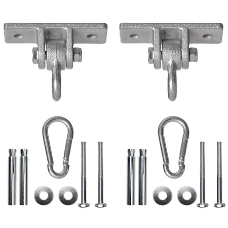 Playberg Heavy Duty Permanent Swing Hanger Brackets Set for Indoor and Outdoor Use QI004117