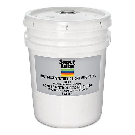 Super Lube Pail Synthetic Multi-Use Hydraulic, 5 gal 50250