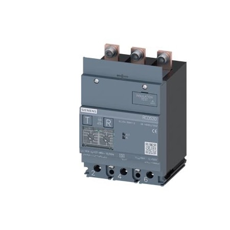 Siemens residual current device RCD520 basic RCD type A loadside mounted rated 3VA9113-0RL20