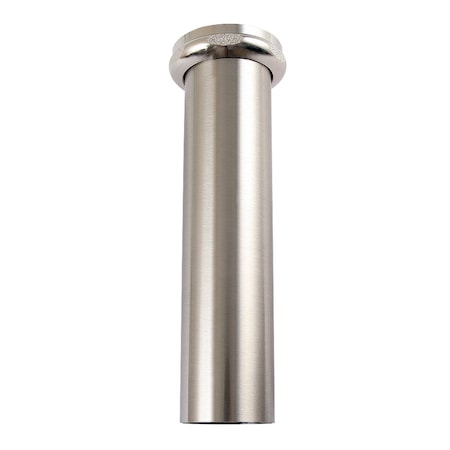 Kingston Brass 1-1/2" x 6-1/2" Brass Slip Joint Tailpiece Extension Tube, Brushed Nickel EVT6128K