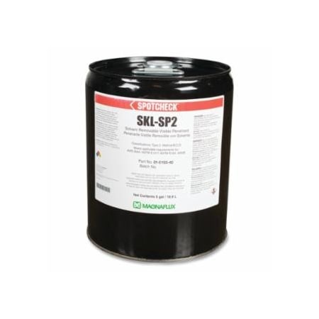 Magnaflux Spotcheck SKL-SP2 Solvent Removable Penetrant, 5 gal, Pail 387-01-5155-40