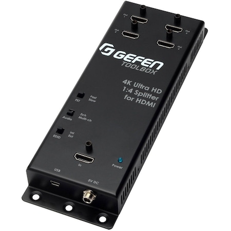 Gefen 4K Ultra HD 1:4 Splitter for HDMI Black GTB-HD4K2K-144C-BLK-CO