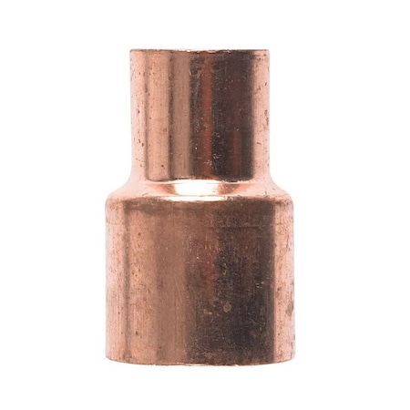 Nibco 3/4 in. Sweat X 1/2 in. D Sweat Copper Coupling with Stop, 25PK CP-W00765D