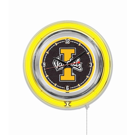 Holland Bar Stool Co University of Idaho Double Neon 15" Clock Clk15IdahoU