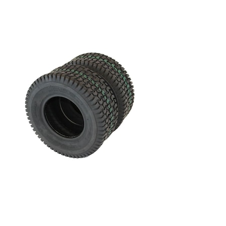 Antego 13 x 5-6 in Lawn Mower Tire & Wheel, 4 Ply, Turf, Black T0104135006